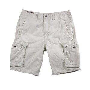 Levi's White Tab Cargo 1 White Shorts / 34